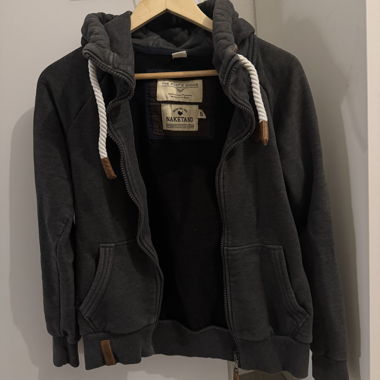 Naketano grauer Hoodie