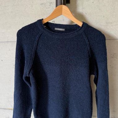 Navy Wool Blend Sweater by T BRAND 