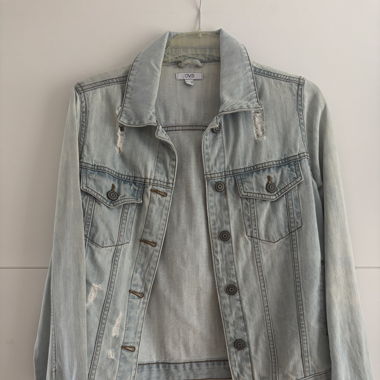 Veste en jeans bleu claire 