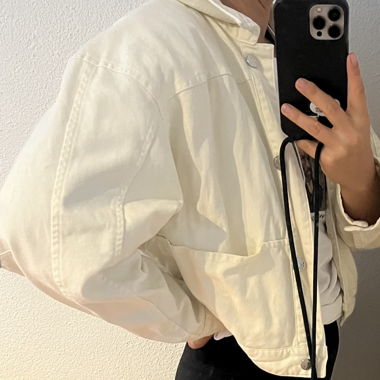 Jacke Jeansstoff