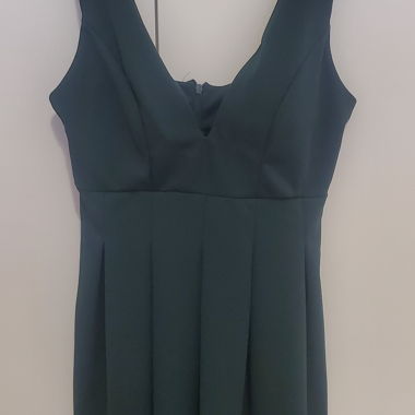 Robe vert forêt coques intégrées M ou L