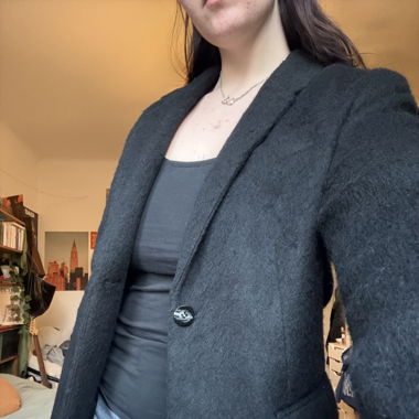 Blazer oversize noir 