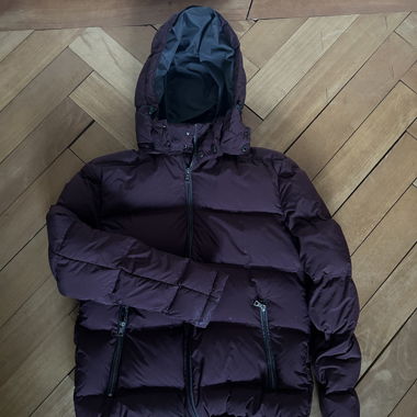 Navyboot Bordeaux Down Jacket with Hood