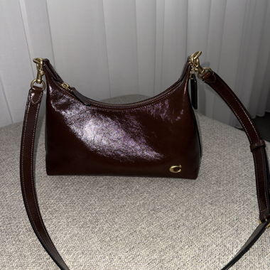Borsa a tracolla marrone Coach
