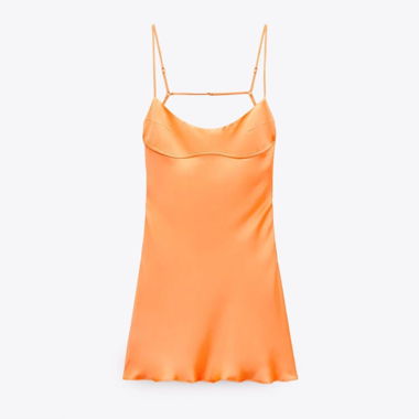 Zara Satin Kleid