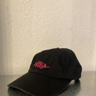 gorilla girls cap schwarz pink 