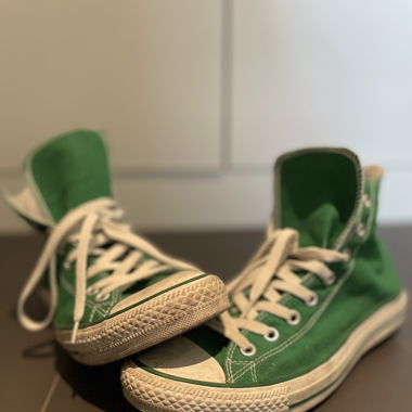 Grüne Converse 