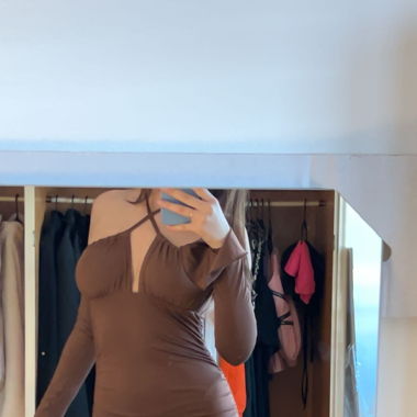 Vestito marrone mini