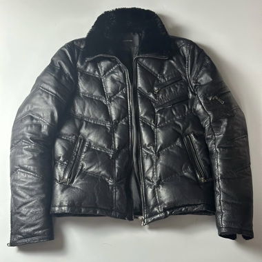 Yasuyuki Ishii Leather Puffer
