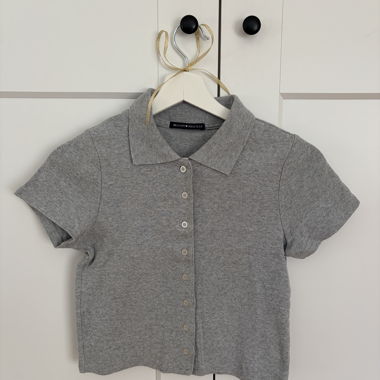 Brandy Melville Caroline Top Grey