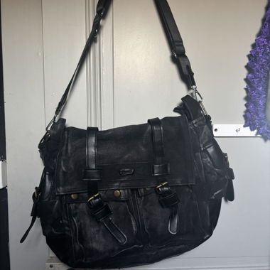 black satchel