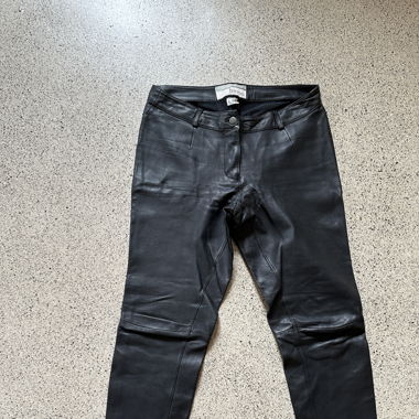 Black Leather Pants