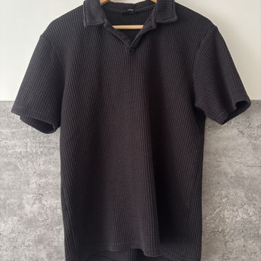 Polo SMOG in maglia waffle