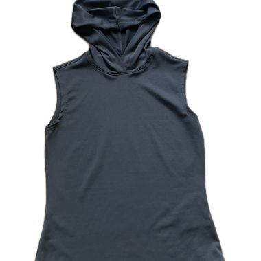 Haut à capuche sans manches