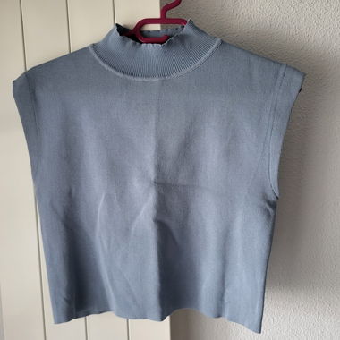 Ensemble top et pantalon bleu