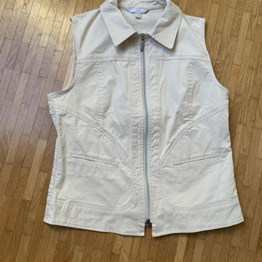 Beige Vest Top