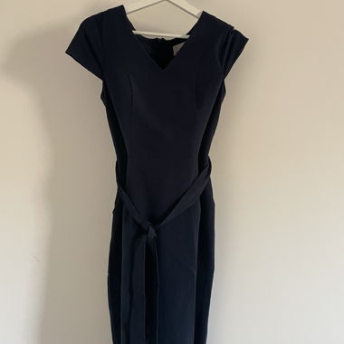 Dunkelblaue Robe