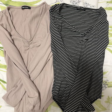 Lot de 2 bodys manches longues