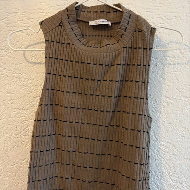 Haut en maille Zara sans manches