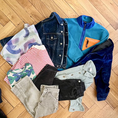 Lotto abbigliamento bambino misto