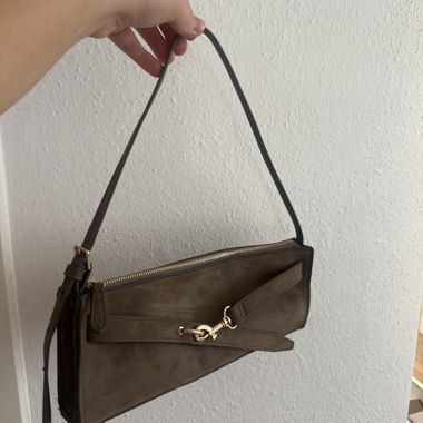 Borsa a tracolla marrone