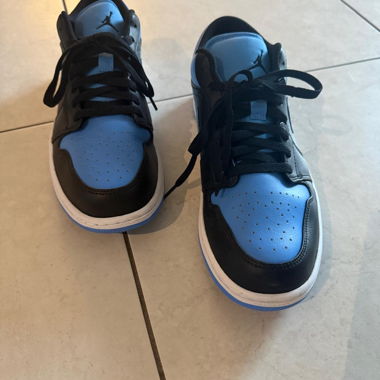 Jordan 1 low blau/schwarz