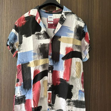 Chemise Zara multicolore