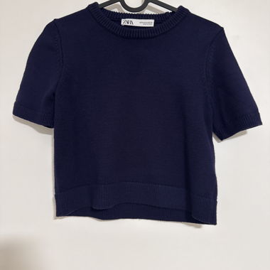Zara Kurzarm-Pullover