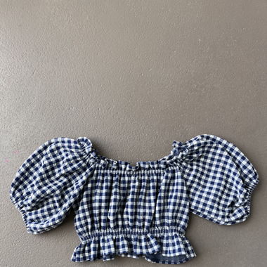 PUFFY CROP TOP - MANGO