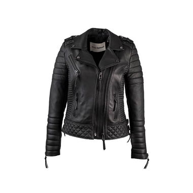 Giacca biker nera