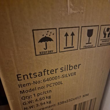 Neuer Entsafter Org. Verpackt