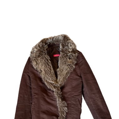 y2k fur lined jacket