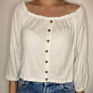 Pull blanc 
