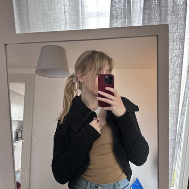 Aerie Black Knit Cardigan