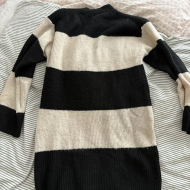 Striped sweater dress