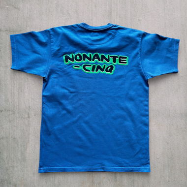 T-shirt blue and green Nonante Cinq Angèle