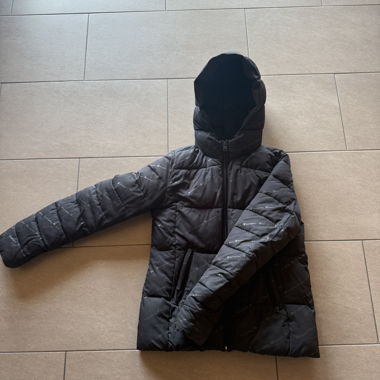 Champion Black Down Padded Coat S