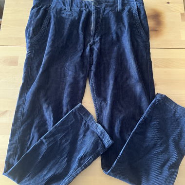 Navy Corduroy Pants