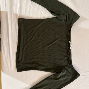 Longsleeve verde oliva