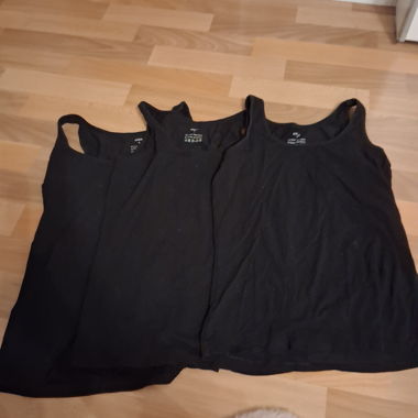 3x canotte nere