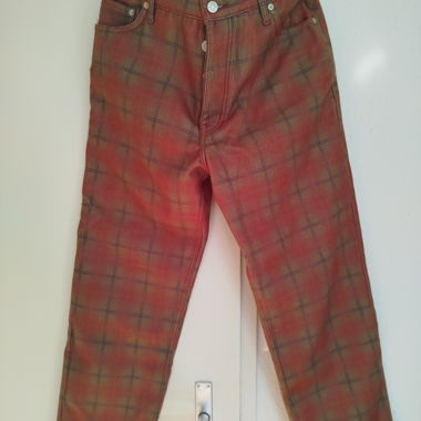 Pantalon Walk In Paris à carreaux vintage
