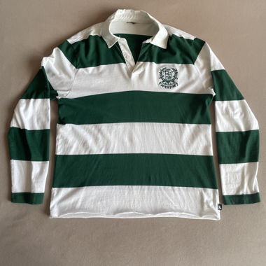 Striped Rugby Polo Shirt