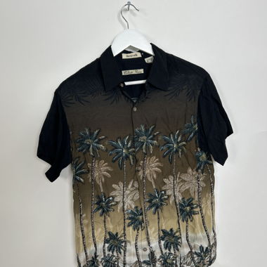 Hemd mit Palmenprint