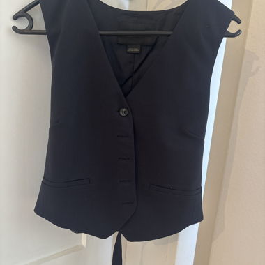 Dark Blue Suit Waistcoat / Gilet
