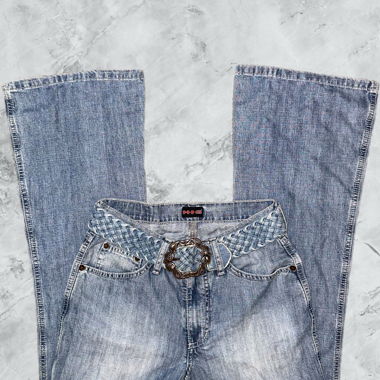 vintage flared denim