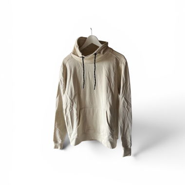 Hoodie beige avec cordons