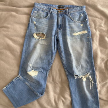 zerrissene Jeans