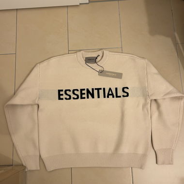 Essentials Sweater Hoodie cream beige