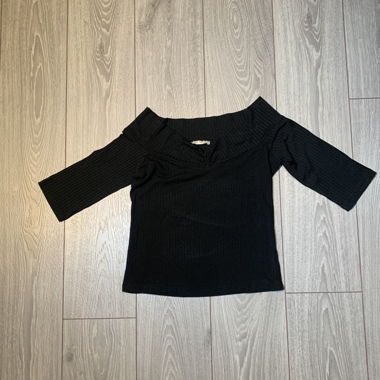 Top Zara Trafaluc noir 