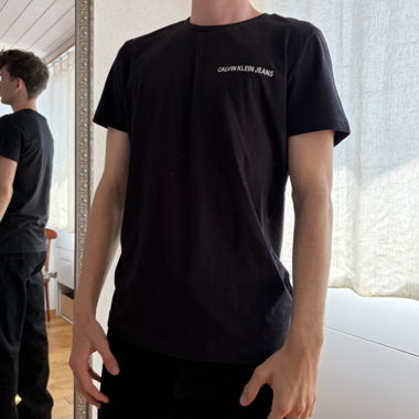 T-shirt Calvin Klein nero